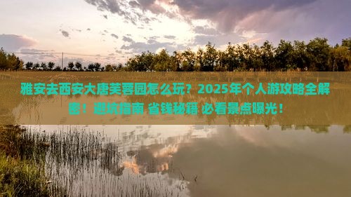 雅安去西安大唐芙蓉园个人游