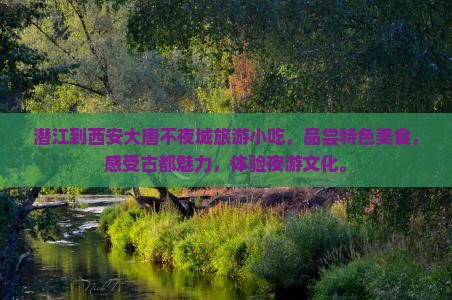 潜江到西安大唐不夜城旅游小吃