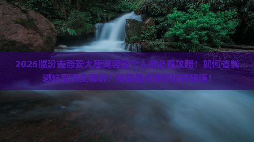 临汾去西安大唐芙蓉园个人游