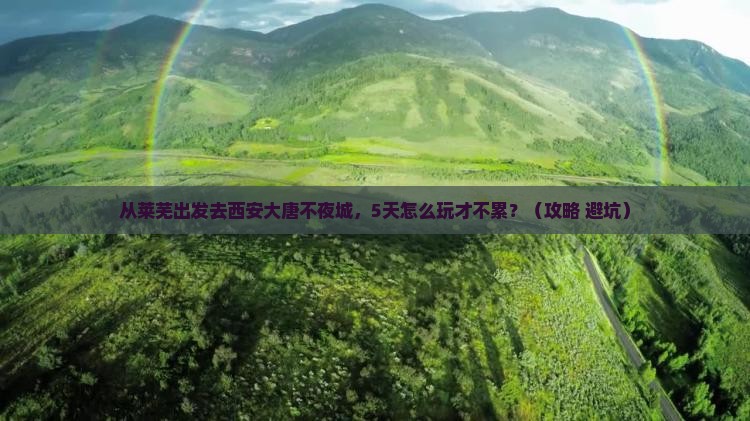 莱芜到西安大唐不夜城五日游