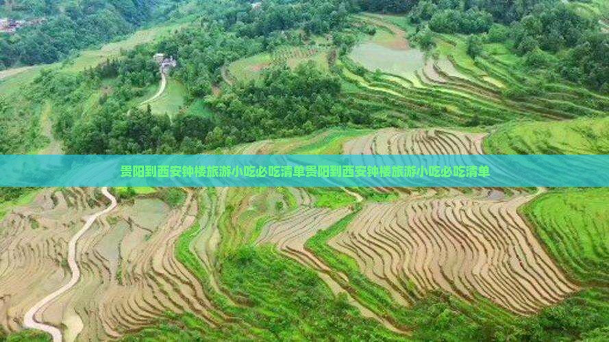 贵阳到西安钟楼旅游小吃