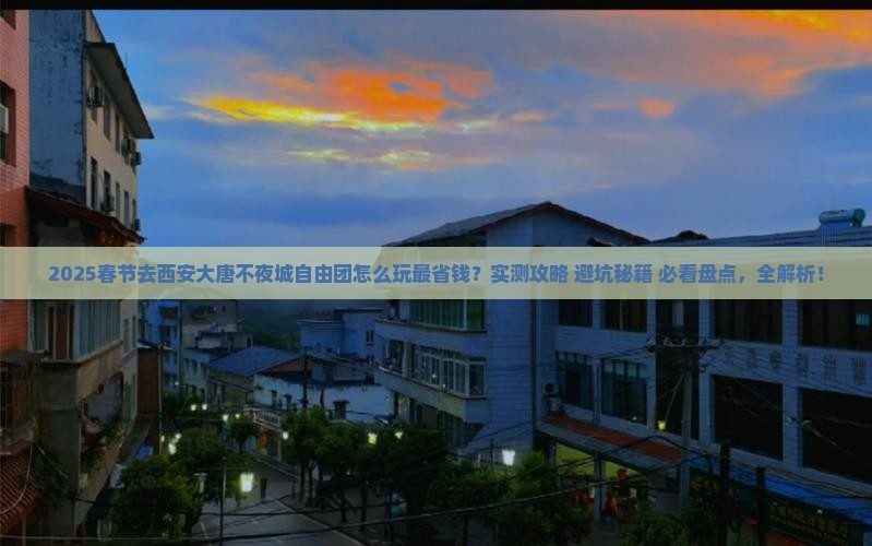 春节到西安大唐不夜城自由团