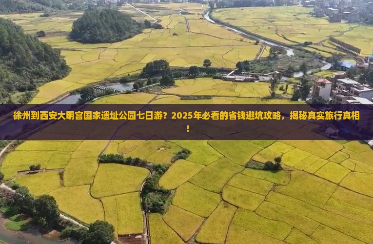 徐州到西安大明宫国家遗址公园七日游