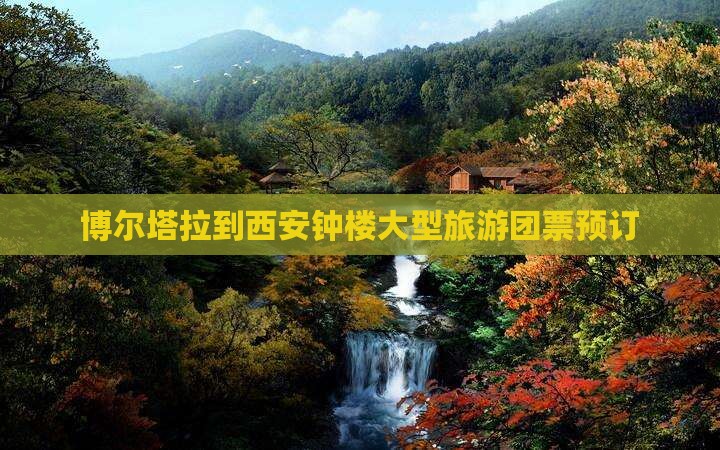 博尔塔拉到西安钟楼大型旅游团