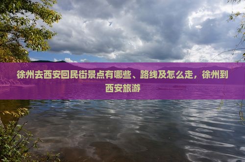 徐州去西安回民街景点