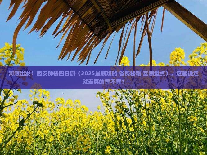河源去西安钟楼四日游