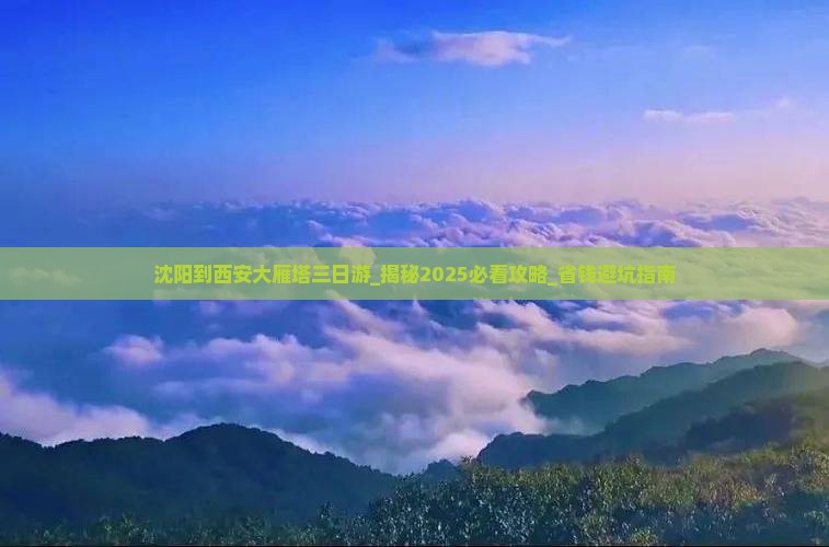 沈阳到西安大雁塔三日游