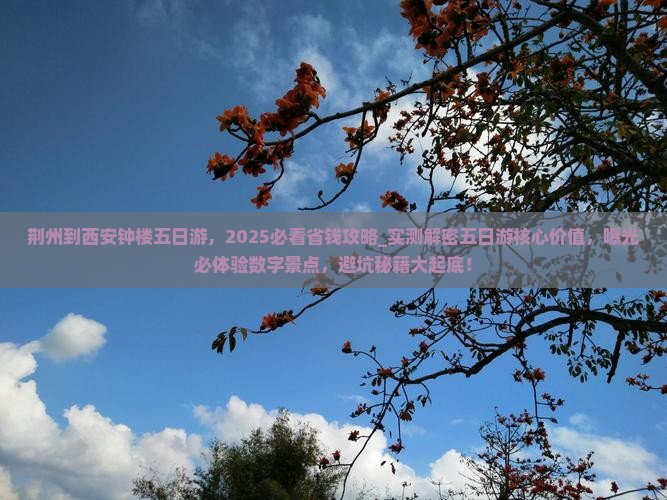 荆州到西安钟楼五日游