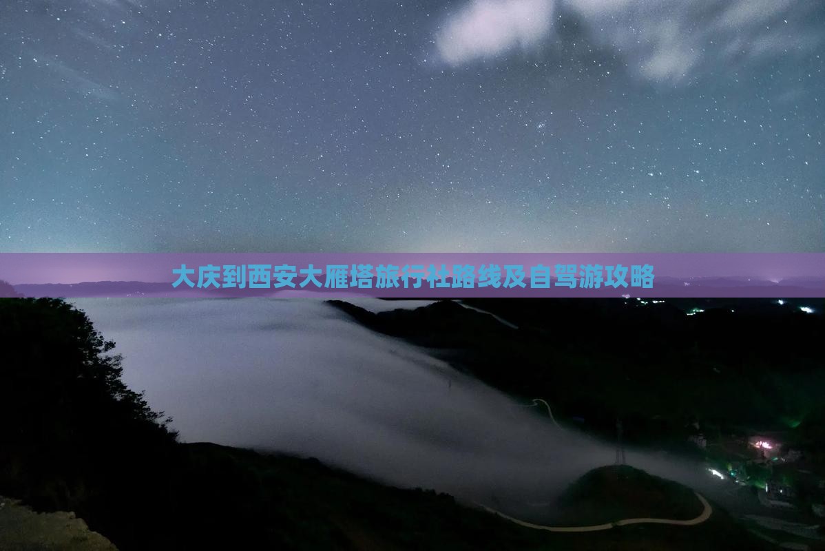 大庆到西安大雁塔旅行社
