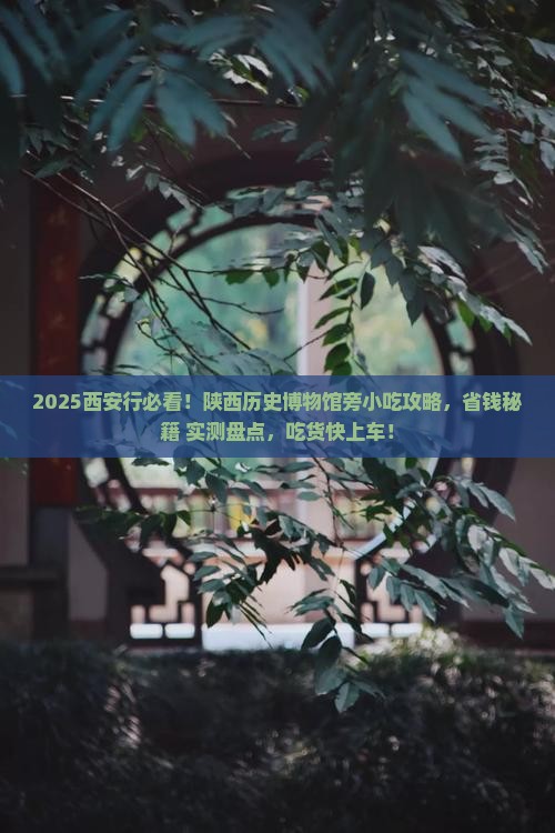八月到西安陕西历史博物馆旅游小吃