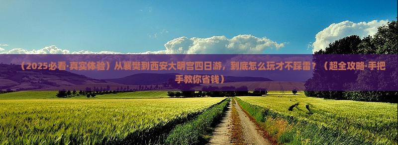 襄樊到西安大明宫国家遗址公园四日游