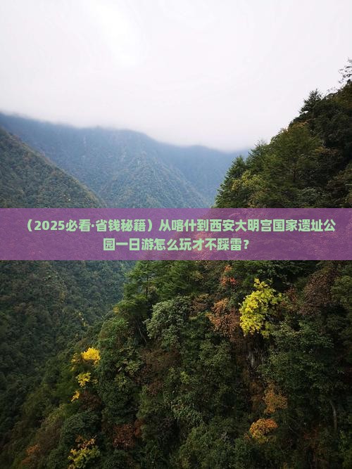 喀什去西安大明宫国家遗址公园一日游