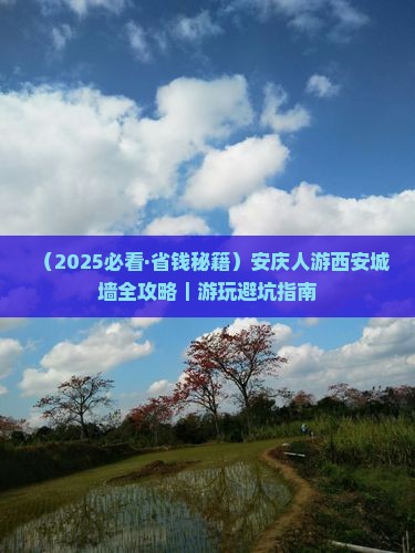 安庆到西安城墙门票