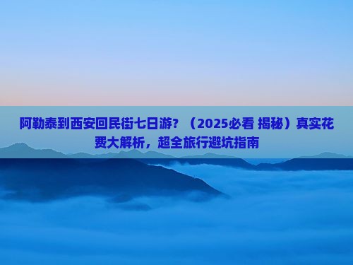 阿勒泰到西安回民街七日游