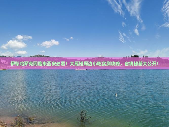 伊犁哈萨克到西安大雁塔旅游小吃