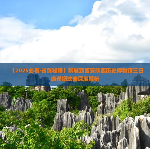 聊城到西安陕西历史博物馆三日游