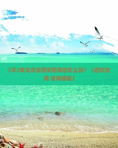 北京去西安回民街自由行