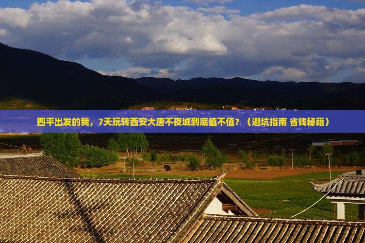 四平到西安大唐不夜城七日游