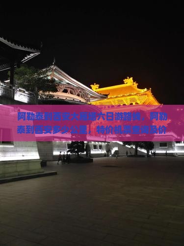 阿勒泰到西安大雁塔六日游