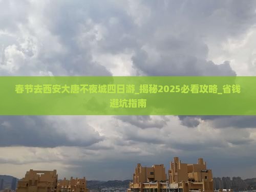 春节去西安大唐不夜城四日游