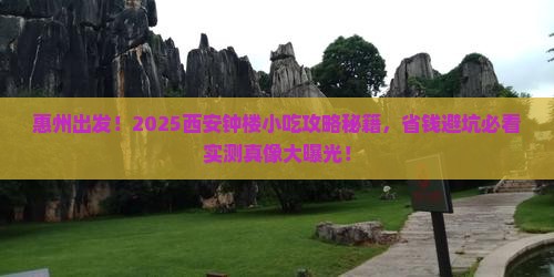 惠州到西安钟楼旅游小吃