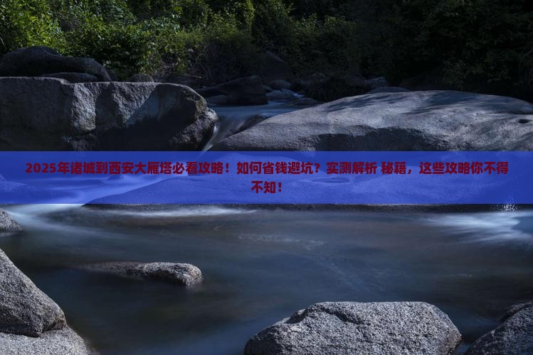 诸城到西安大雁塔景点