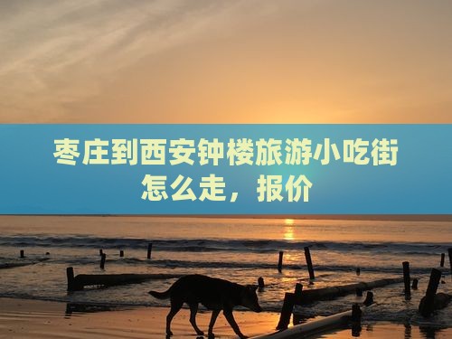 枣庄到西安钟楼旅游小吃