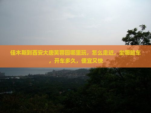 佳木斯到西安大唐芙蓉园哪里玩