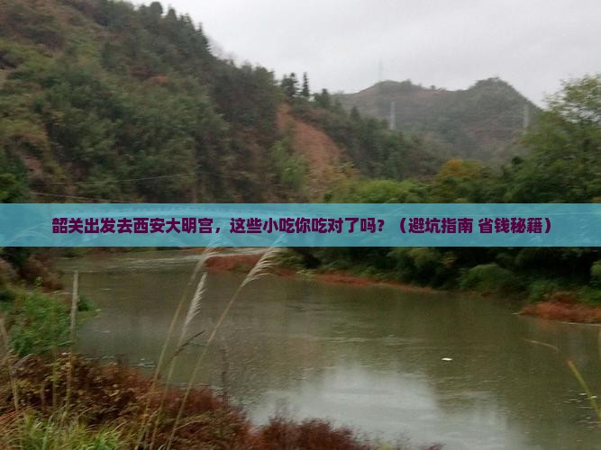 韶关到西安大明宫国家遗址公园旅游小吃