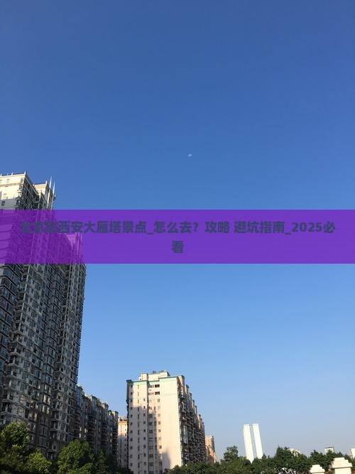 北京到西安大雁塔景点