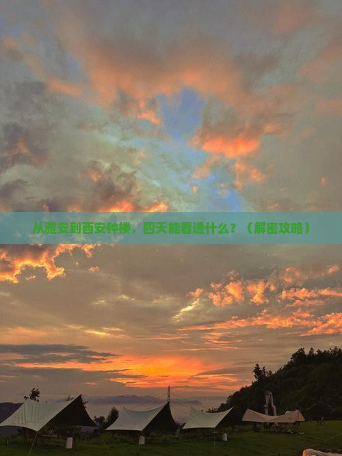 雅安到西安钟楼四日游