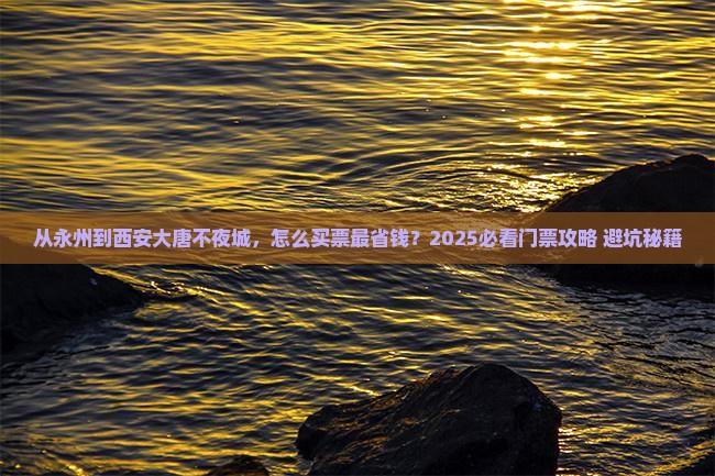 永州到西安大唐不夜城门票