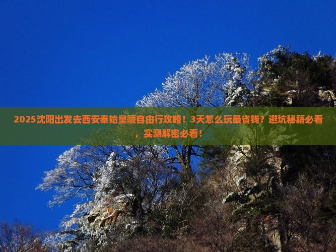 沈阳去西安秦始皇帝陵博物院自由行
