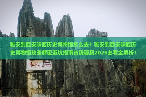 雅安到西安陕西历史博物馆景点