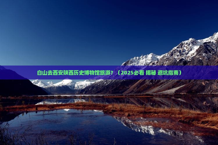 白山去西安陕西历史博物馆旅游