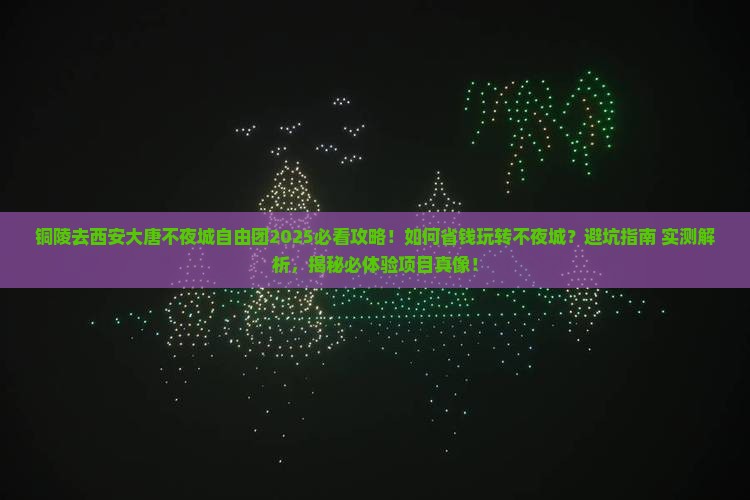 铜陵去西安大唐不夜城自由团