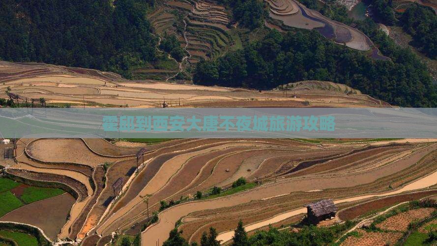 霍邱到西安大唐不夜城门票