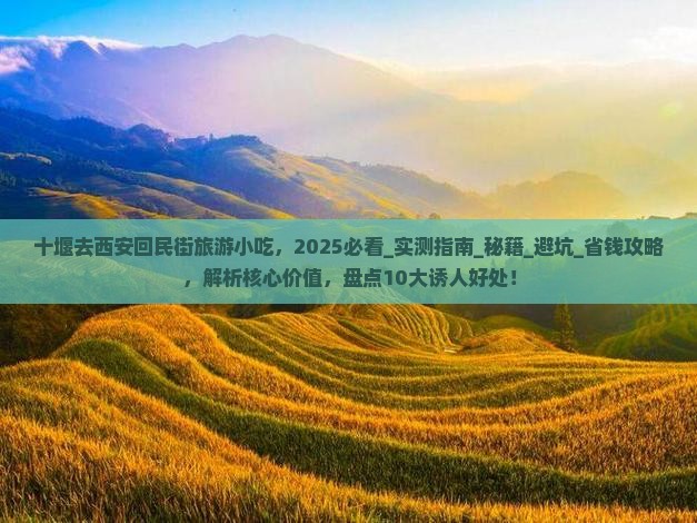 十堰去西安回民街旅游小吃
