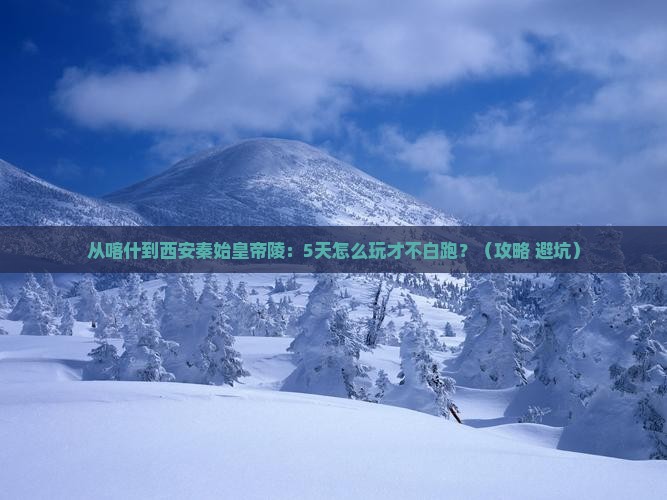 喀什去西安秦始皇帝陵博物院景点