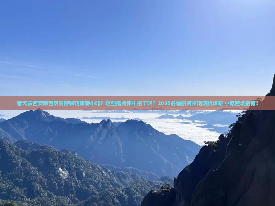 春天去西安陕西历史博物馆旅游小吃