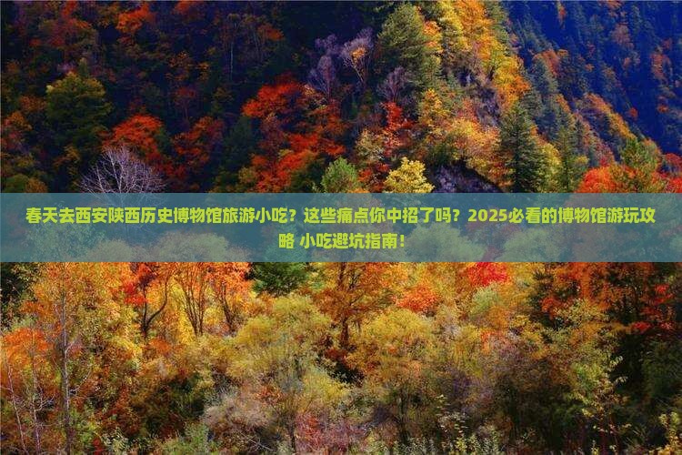 春天去西安陕西历史博物馆旅游小吃