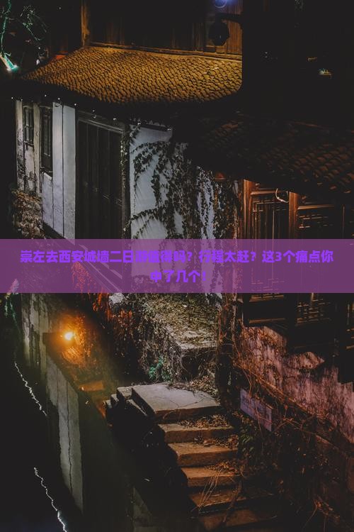 崇左去西安城墙二日游