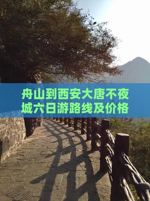 舟山到西安大唐不夜城六日游