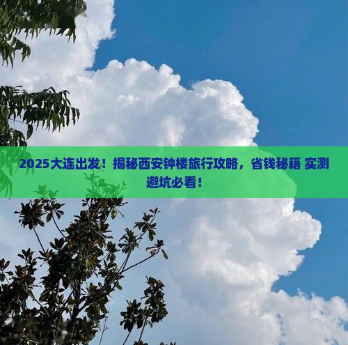 大连到西安钟楼旅游
