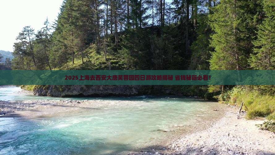 上海去西安大唐芙蓉园四日游