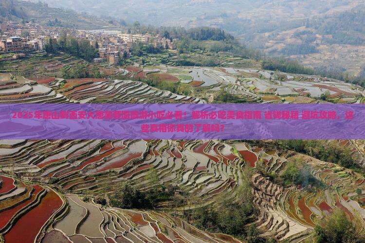 唐山到西安大唐芙蓉园旅游小吃