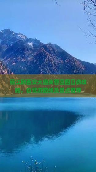丽江到西安大唐芙蓉园四日游