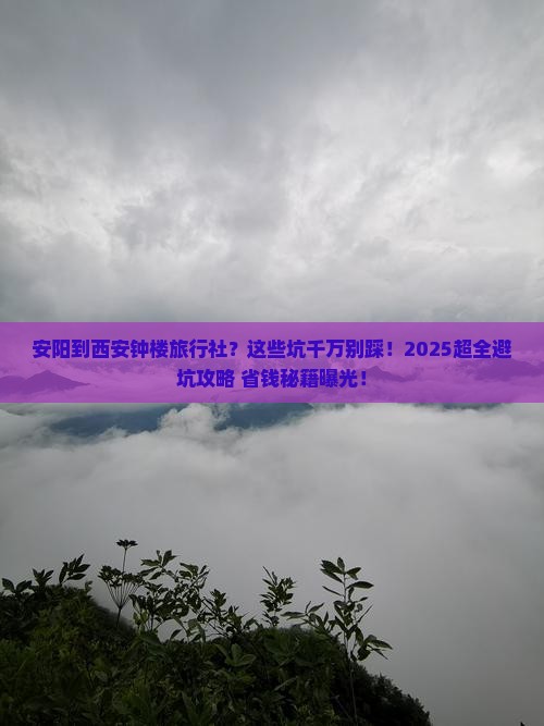 安阳到西安钟楼旅行社