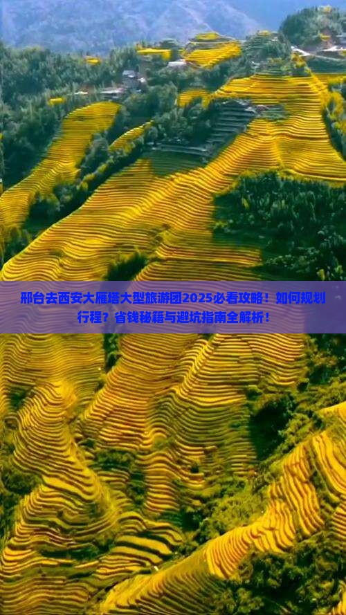 邢台去西安大雁塔大型旅游团