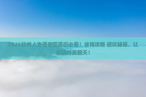 钦州去西安回民街攻略